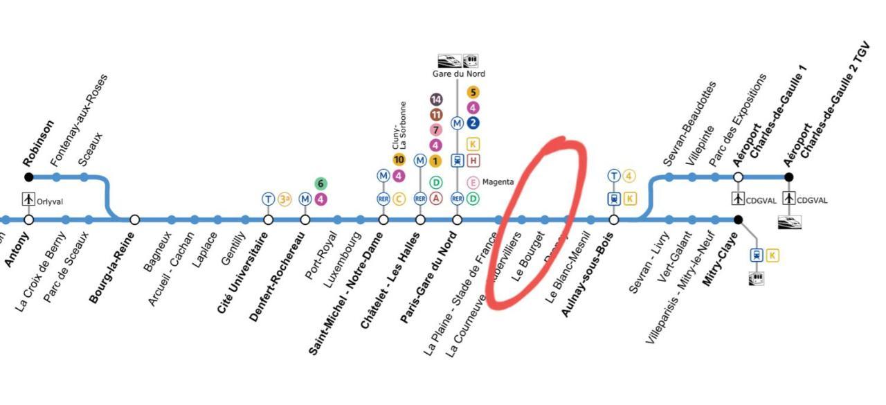 L'Eugene - 10Min Du Rer B Le Bourget, Parking, Wifi Διαμέρισμα Drancy Εξωτερικό φωτογραφία